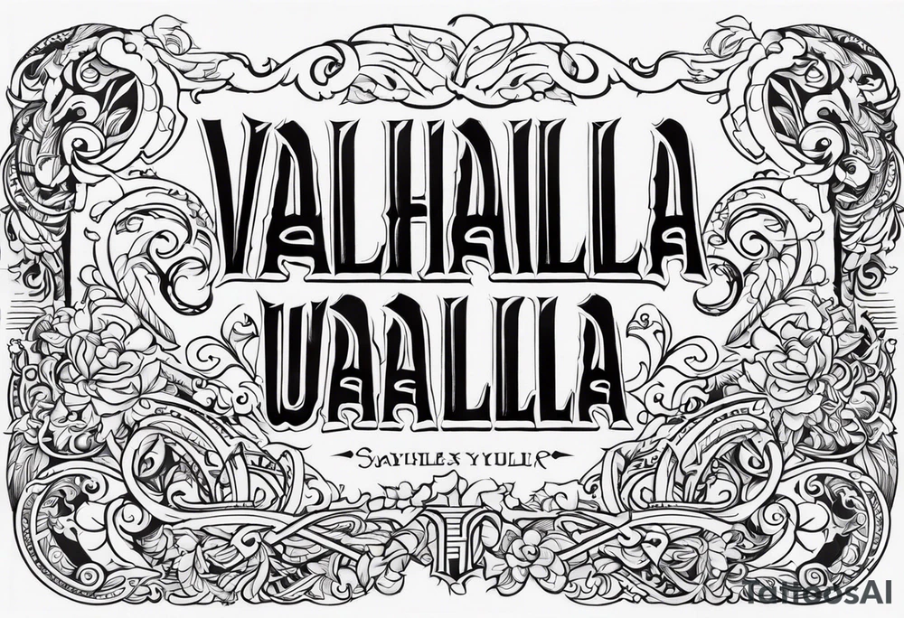 Valhalla tattoo idea