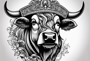 Bull tattoo idea