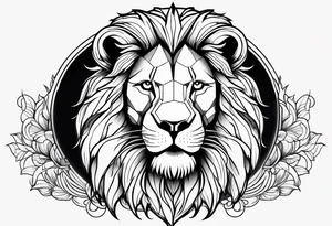 Satan laying down on his back tattoo idea