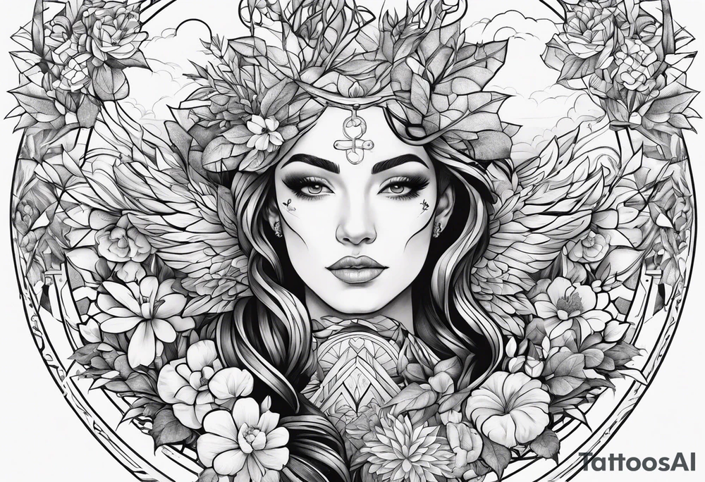 Medical, doctor, science, nature tattoo idea