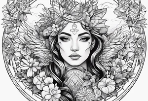 Medical, doctor, science, nature tattoo idea