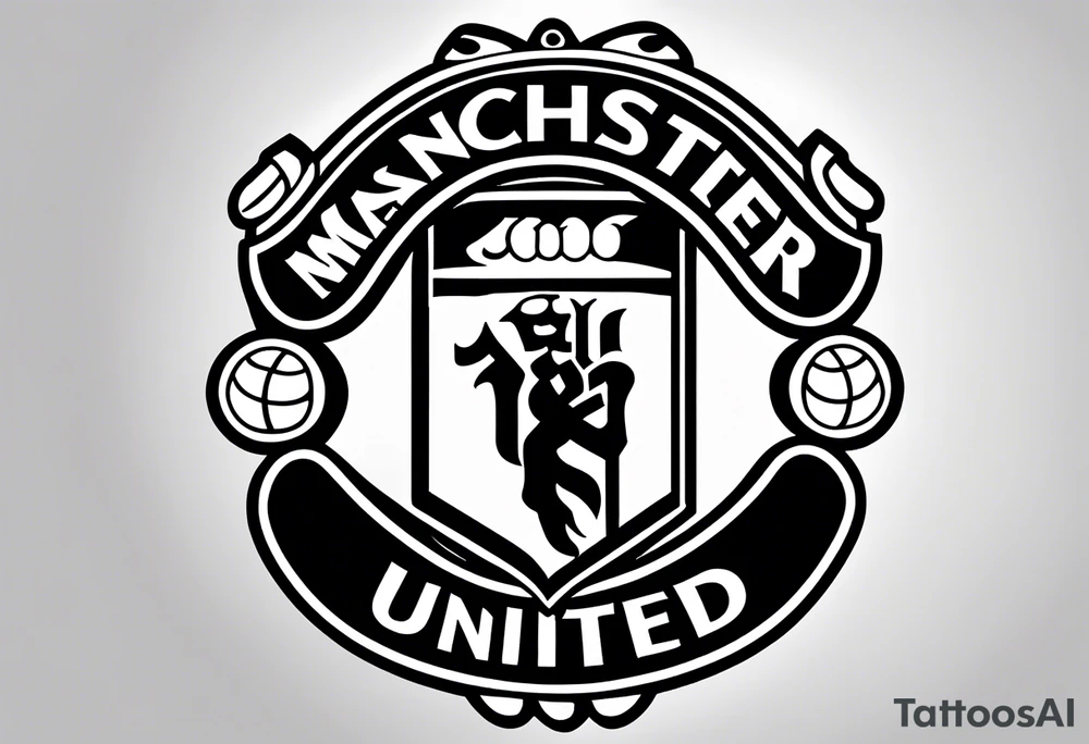 Manchester United Logo tattoo idea