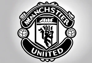 Manchester United Logo tattoo idea