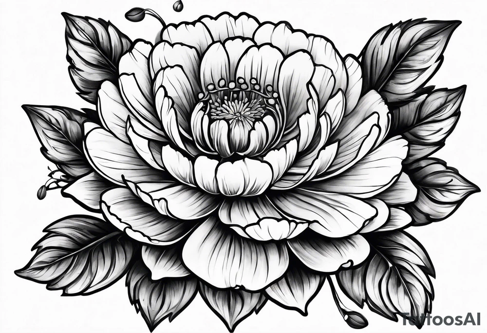 Marigold tattoo idea