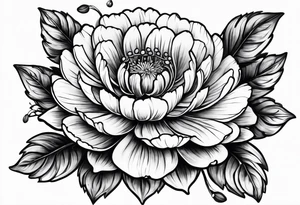 Marigold tattoo idea