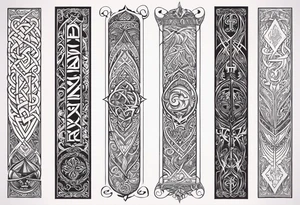 Viking prayer tattoo idea