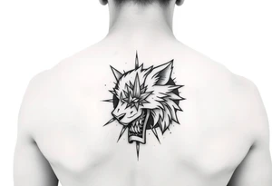 •	دمج تأثير غبار النجوم (stardust) حوالين الجسم أو الأجنحة، كأن التنين بيتفكك ويتكون من النجوم tattoo idea