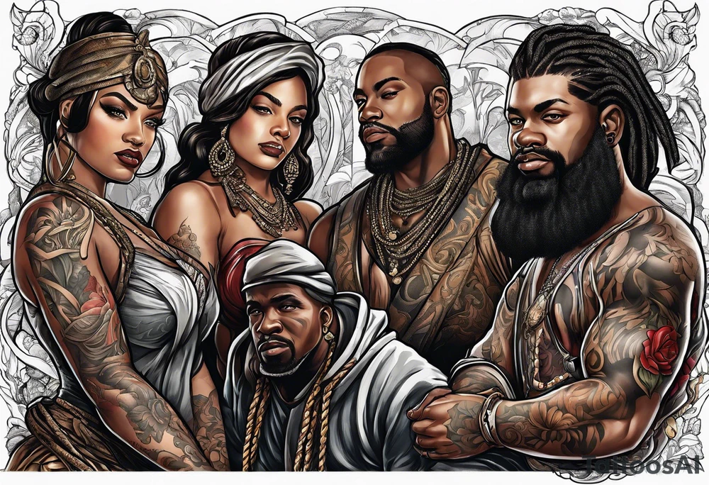 harriet tubbman setting slaves free tattoo idea