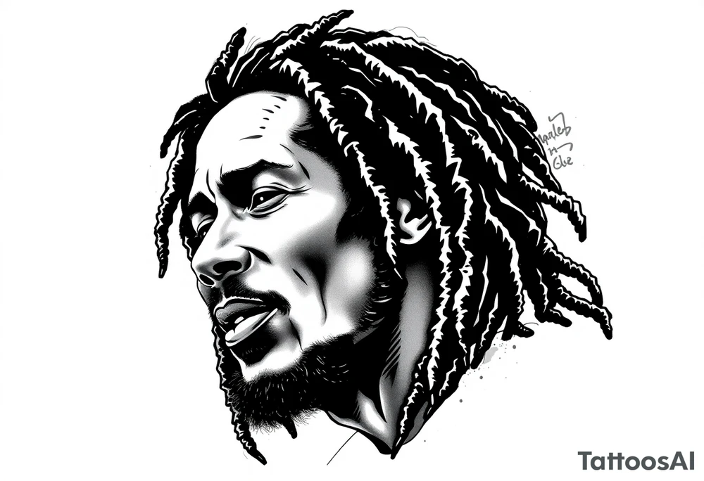 bob Marley tattoo idea