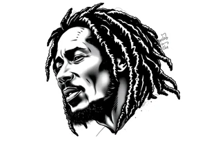 bob Marley tattoo idea