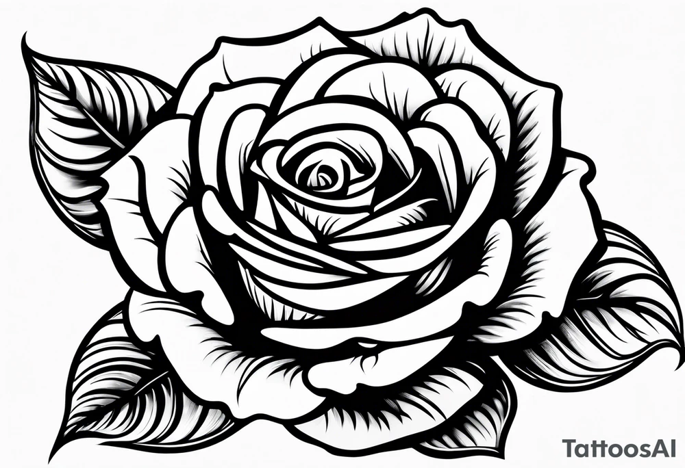 Rose tattoo idea
