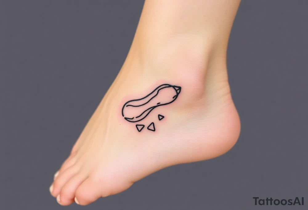 Peanut that's been smashed to pieces tattoo idea