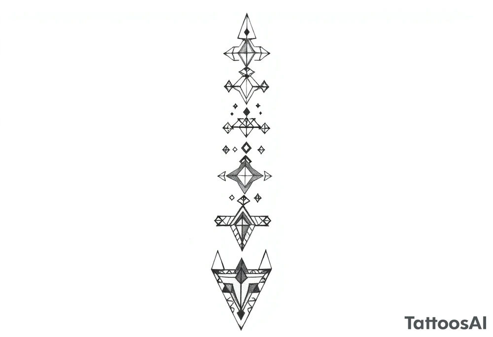 small dainty tattoos to add to spine tattoo idea