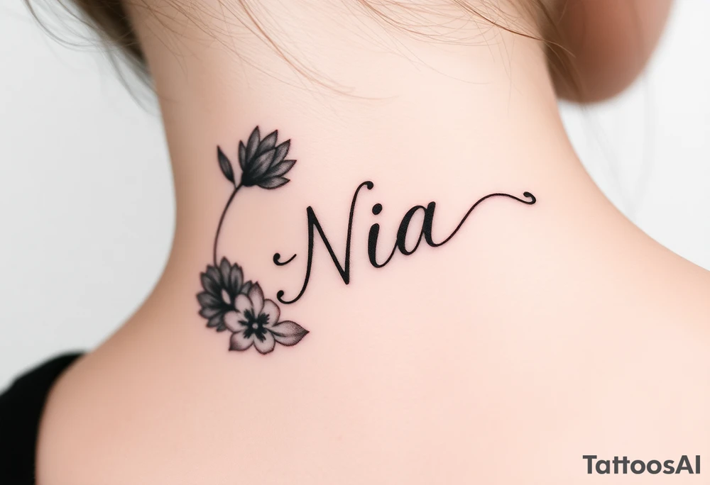 Name Nia tattoo idea