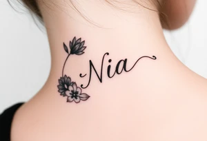 Name Nia tattoo idea