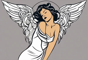 444 with an angel tattoo idea