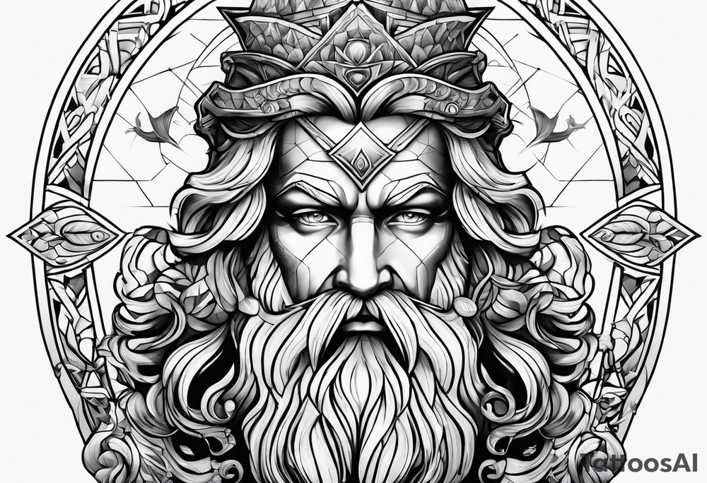 Poseidon tattoo idea