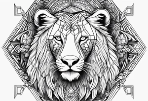 family in one animal tattoo idea