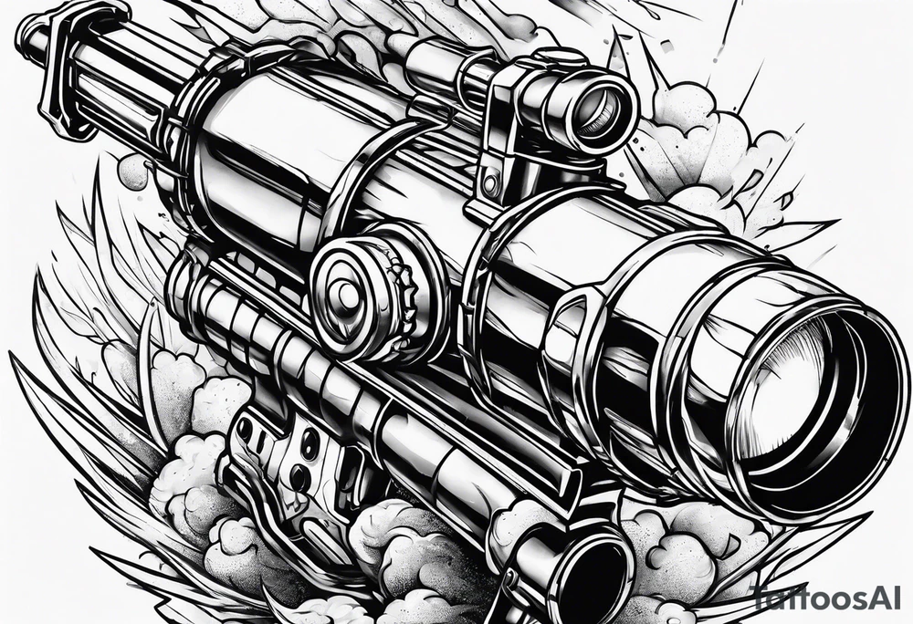 AT4 rocket launcher tattoo idea