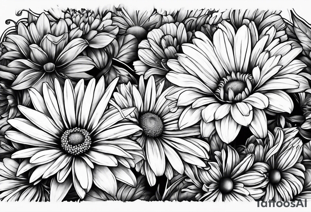 Gerber daisys tattoo idea