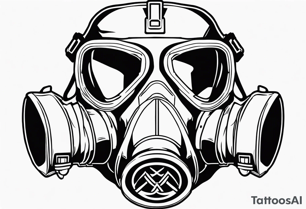 kindred gasmask tattoo idea