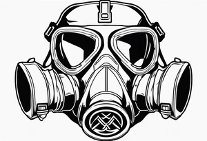 kindred gasmask tattoo idea