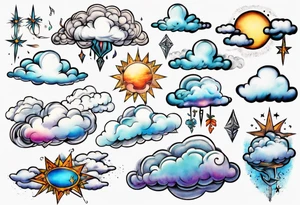 a cloud tattoo idea