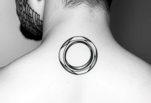 A marriage ring with a meaning of being one tattoo idea