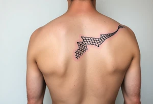 Fishnets sleeve tattoo idea