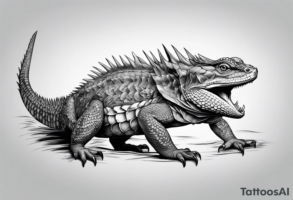 tuatara tattoo idea