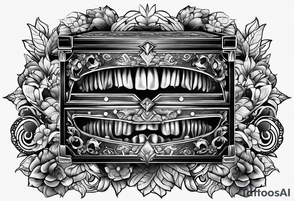 mimic chest tattoo idea