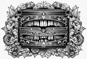 mimic chest tattoo idea