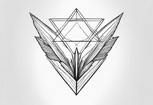 angle tattoo idea