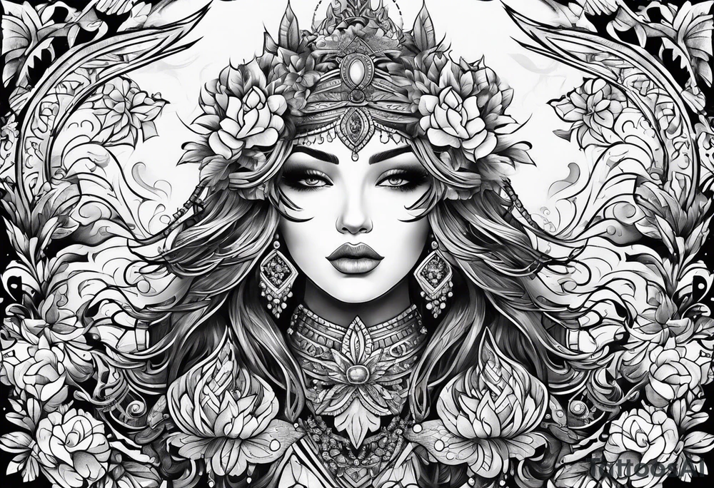 upper back tattoo tattoo idea