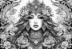 upper back tattoo tattoo idea