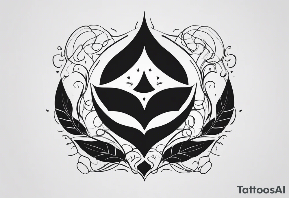 a minimalist small dark tattoo to signify love, hate, fear and anger in men tattoo idea