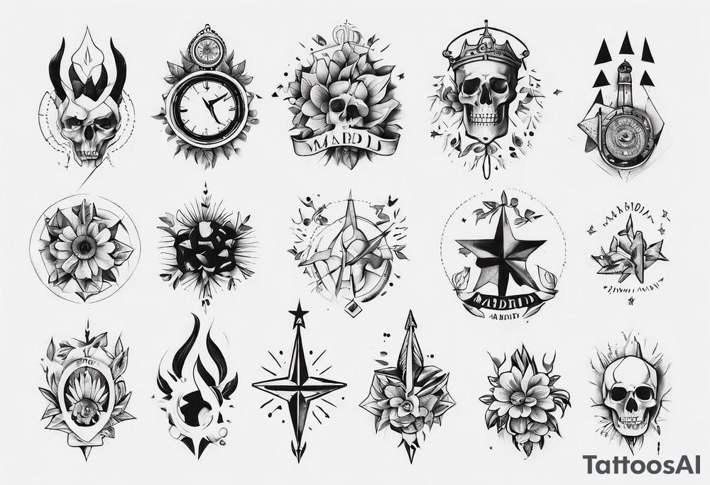madrid tattoo idea