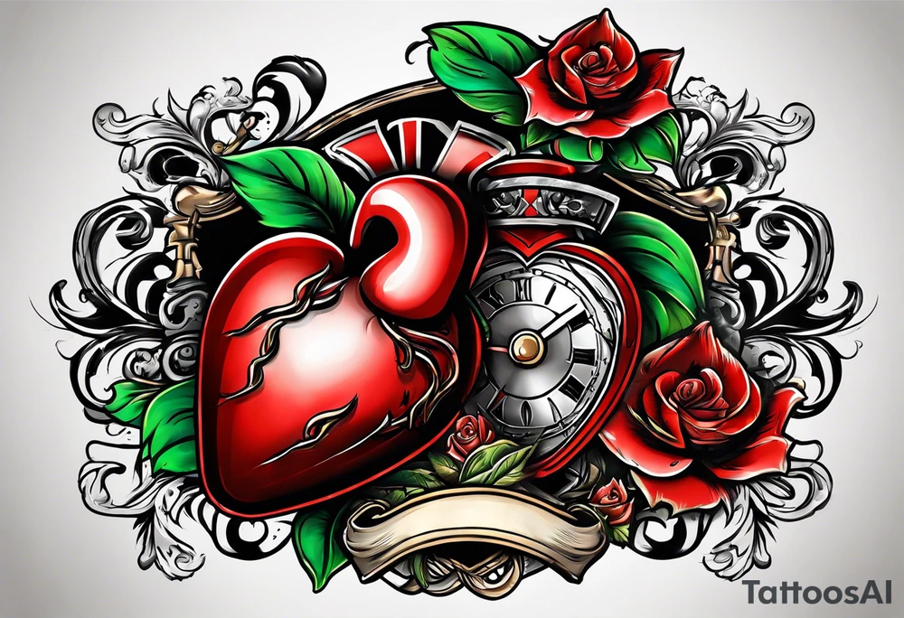 as long as my heart beats i will fight tattoo idea