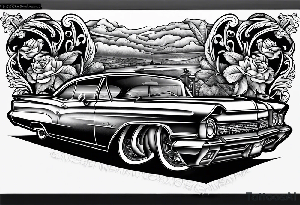 chicano lowrider tattoos tattoo idea