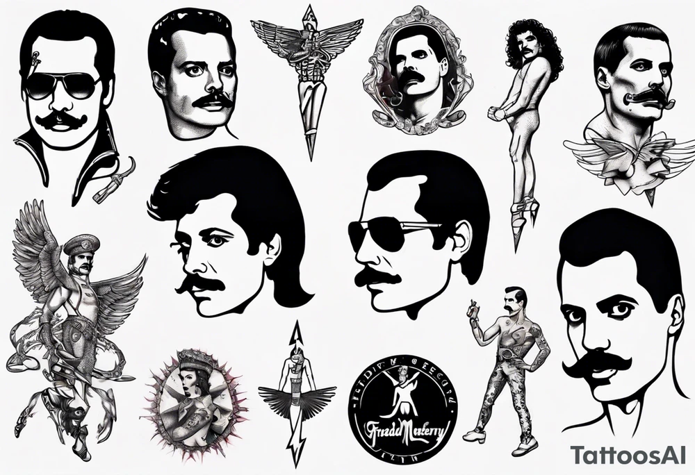 freddie mercury tattoo idea