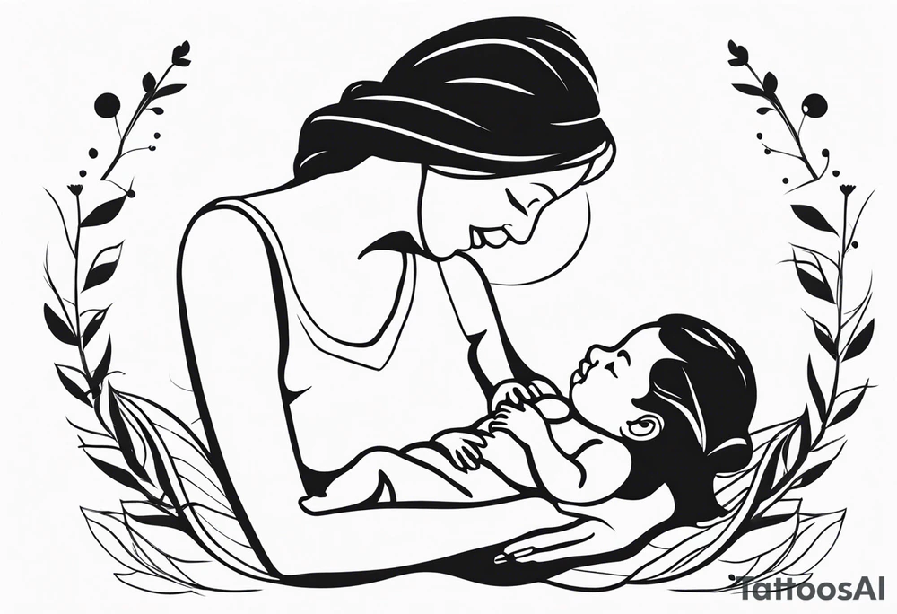 Create a small minimalistic tattoo for mothers and daughters tattoo idea Create a small minimalistic tattoo for mothers and daughters tattoo idea