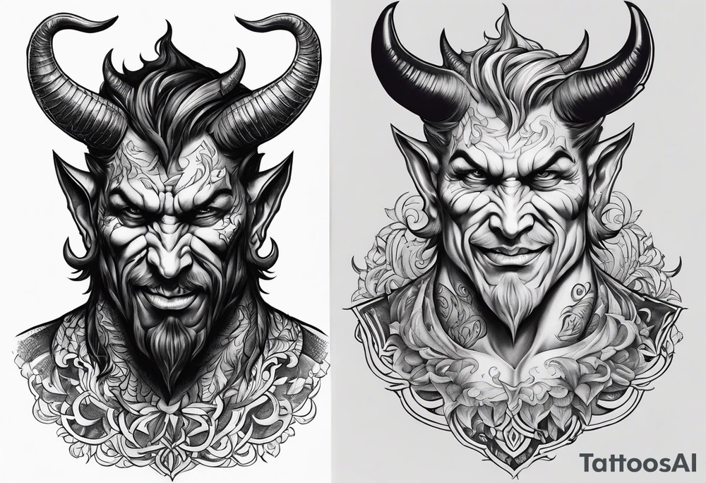 The devil tattoo idea