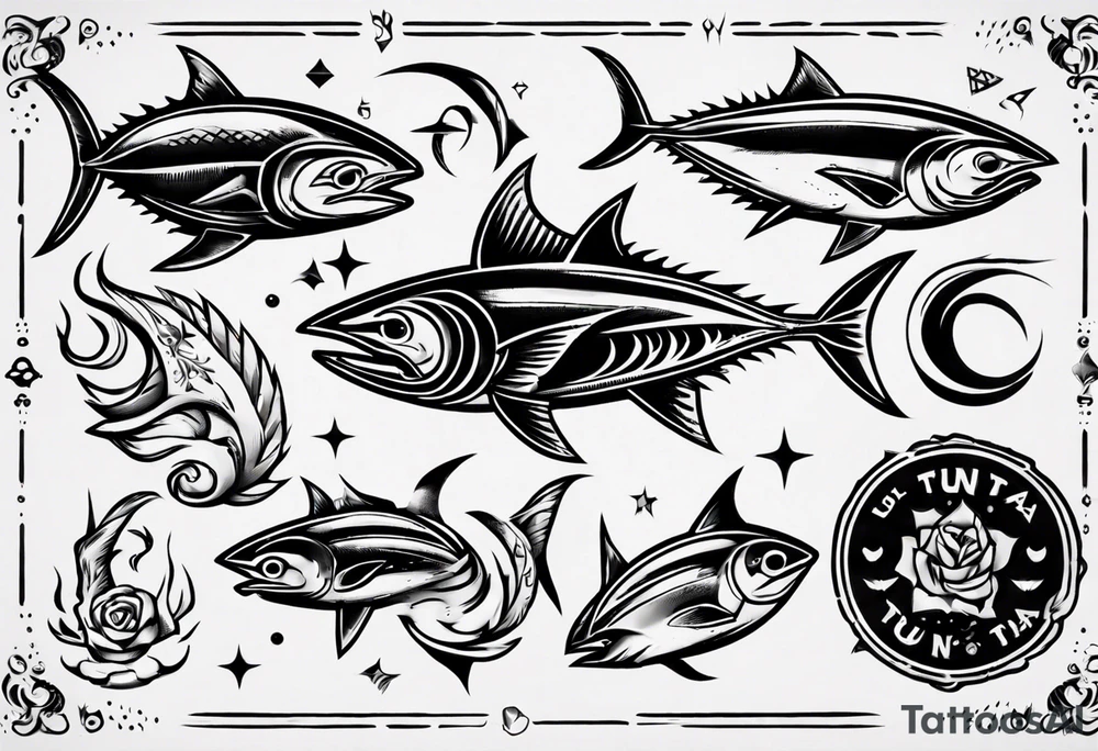 tuna tattoo idea
