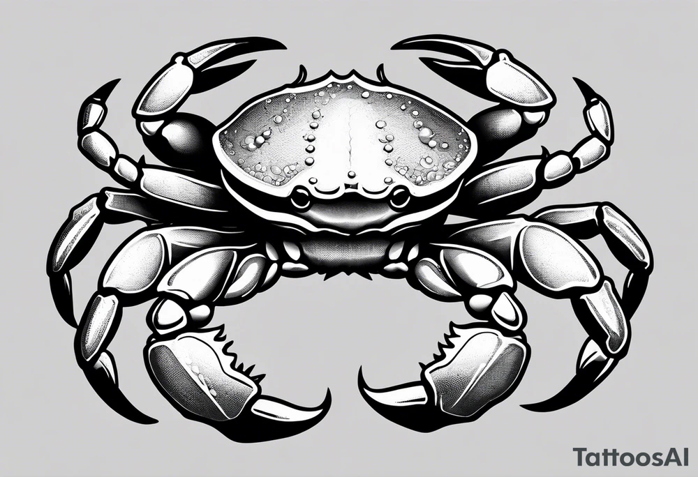 Crabs chicano tattoo idea