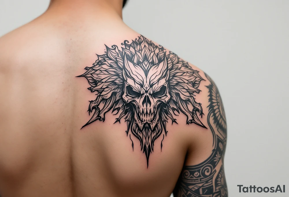 cool pattern tattoo idea