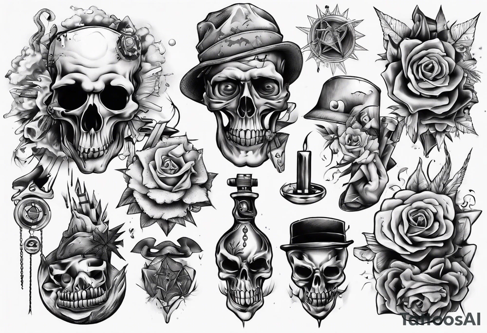 gangsta tattoo idea