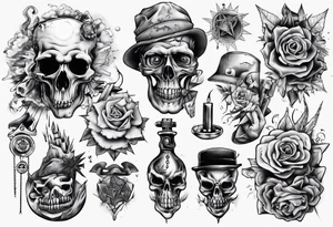 gangsta tattoo idea