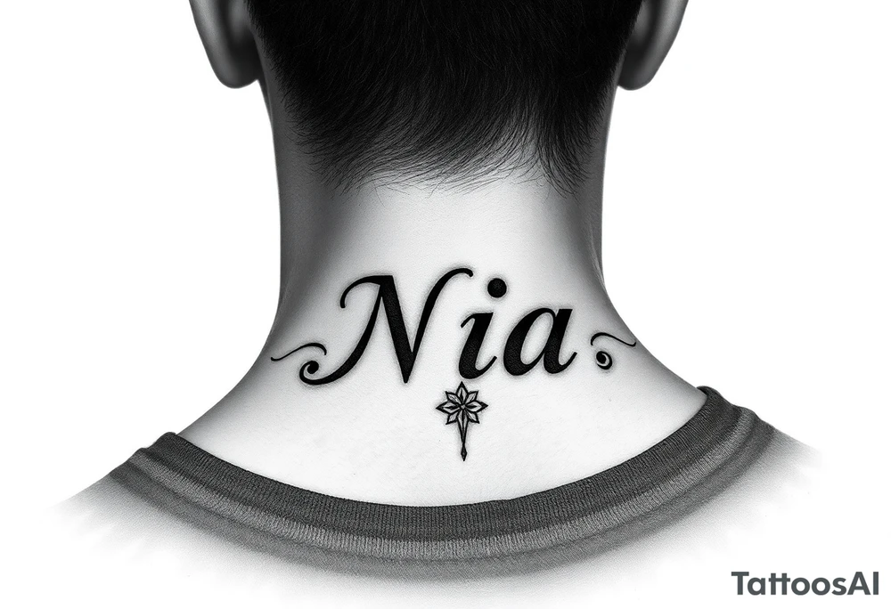 The name Nia tattoo idea