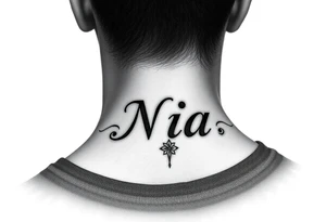 The name Nia tattoo idea
