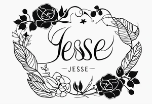 The name Jesse tattoo idea